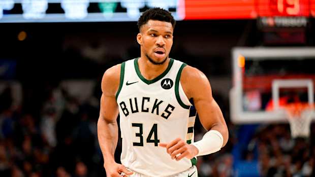 Milwaukee Bucks forward Giannis Antetokounmpo.